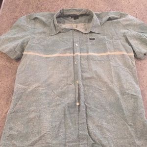 RVCA Slim Men’s button down shirt XL